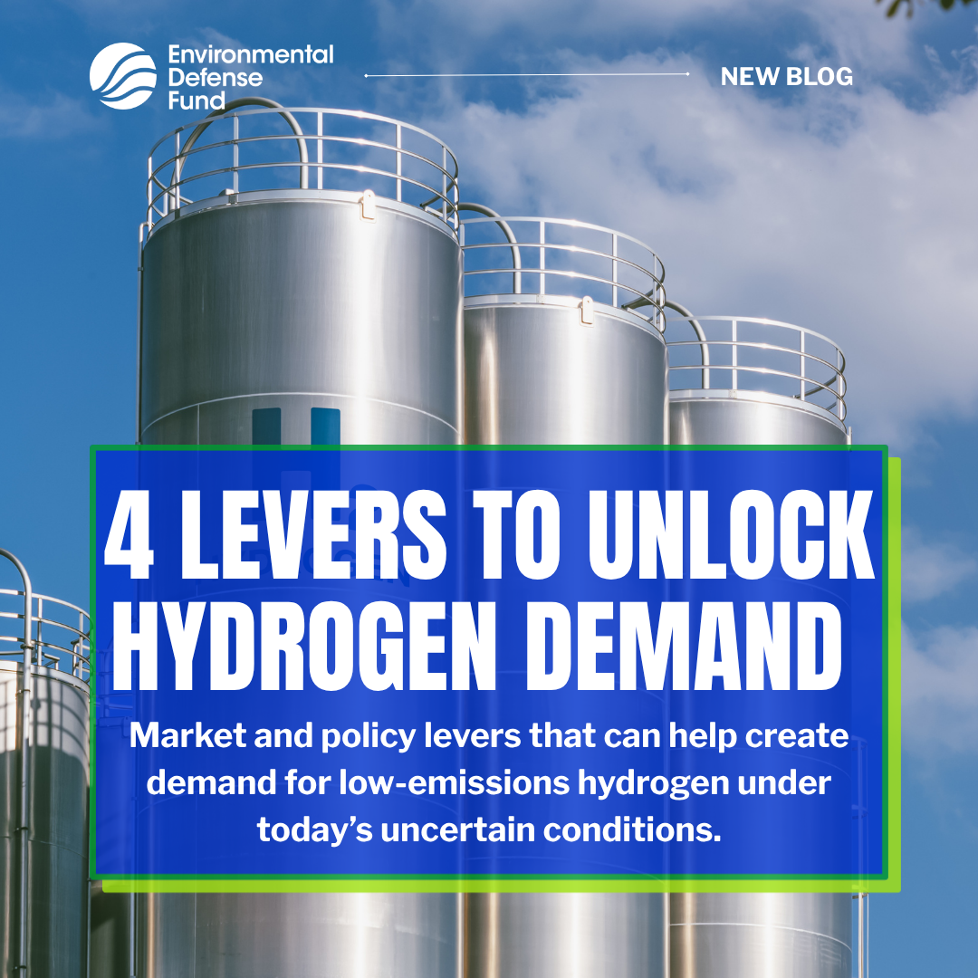 Four levers that can unlock hydrogen demand today