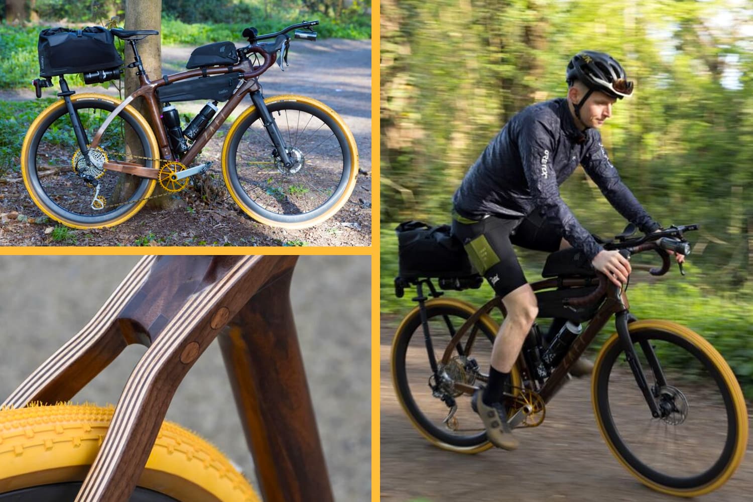Around the world on a wooden bike: British rider’s post-heart-condition adventure begins