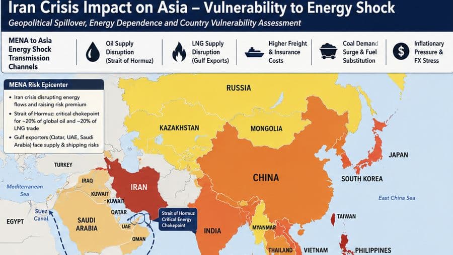 US/Iran Energy Shock Damage Is Spreading in Asia
