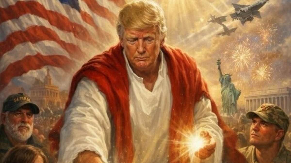 Shock new theory about REAL reason Trump started Iran war... and how it would make him king of the world - for life!