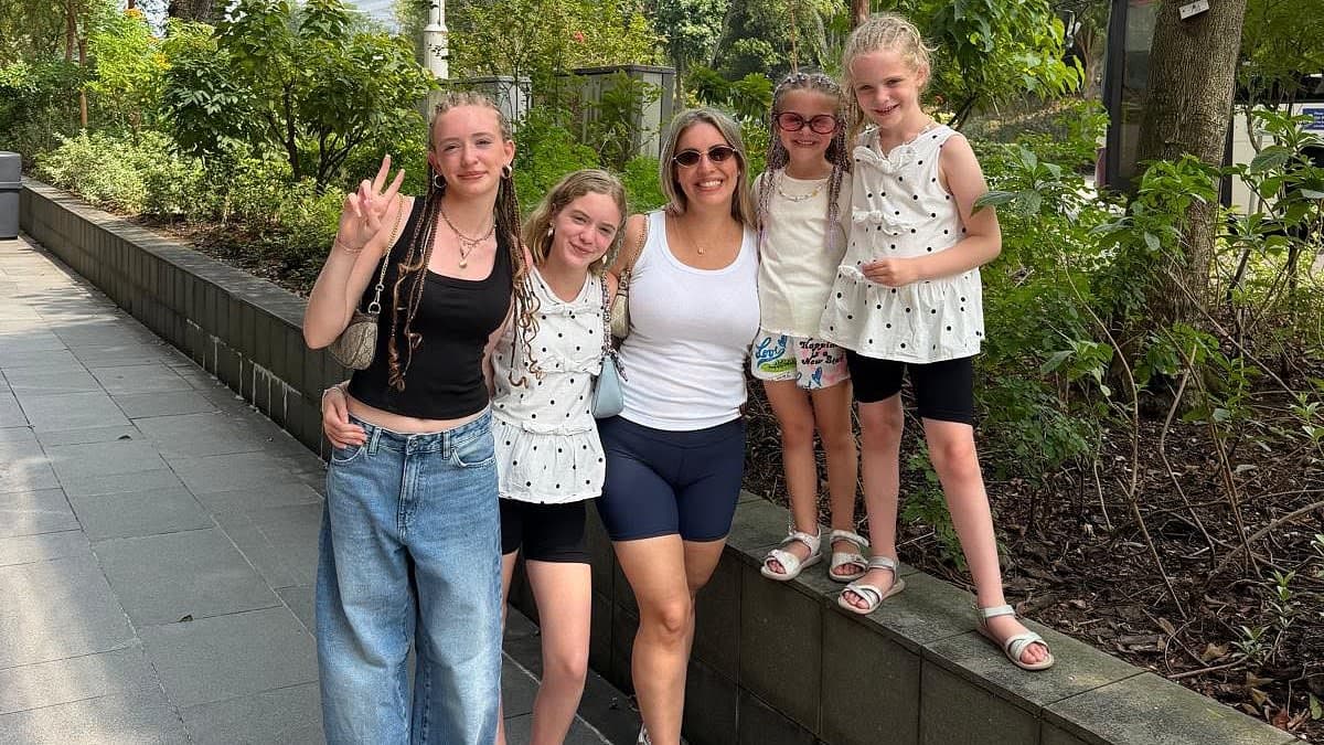 Mother on board Flydubai flight didn't know which one of her four children to hug first as she relives terror: 'I told them we were in God's hands'