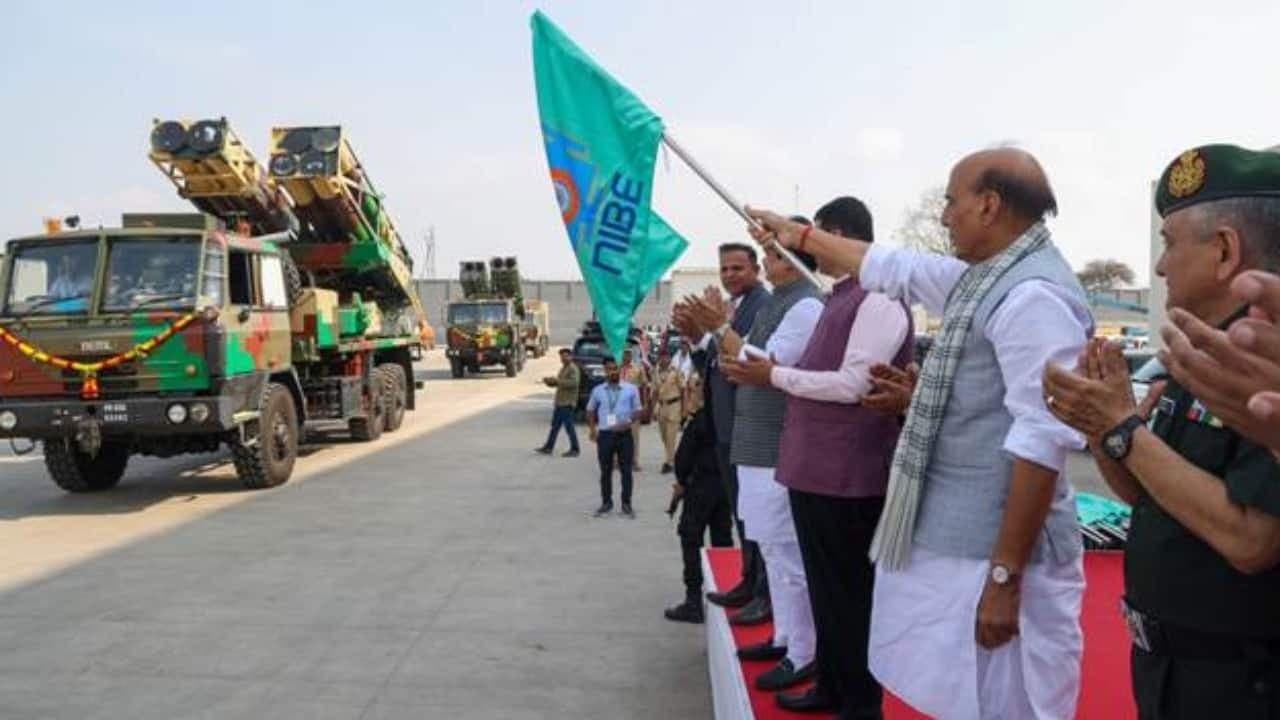 India takes big defence leap with homegrown 300 - km rocket launcher  Suryastra ; BJP says  powerful symbol of self - reliance