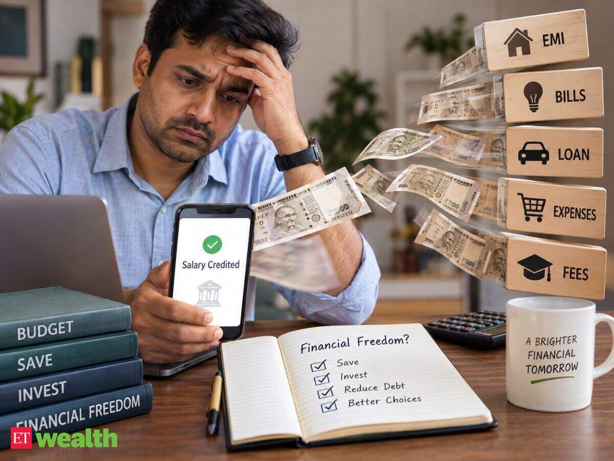 Middle class salary: Why your salary vanishes within 48 hours & how to get financial freedom