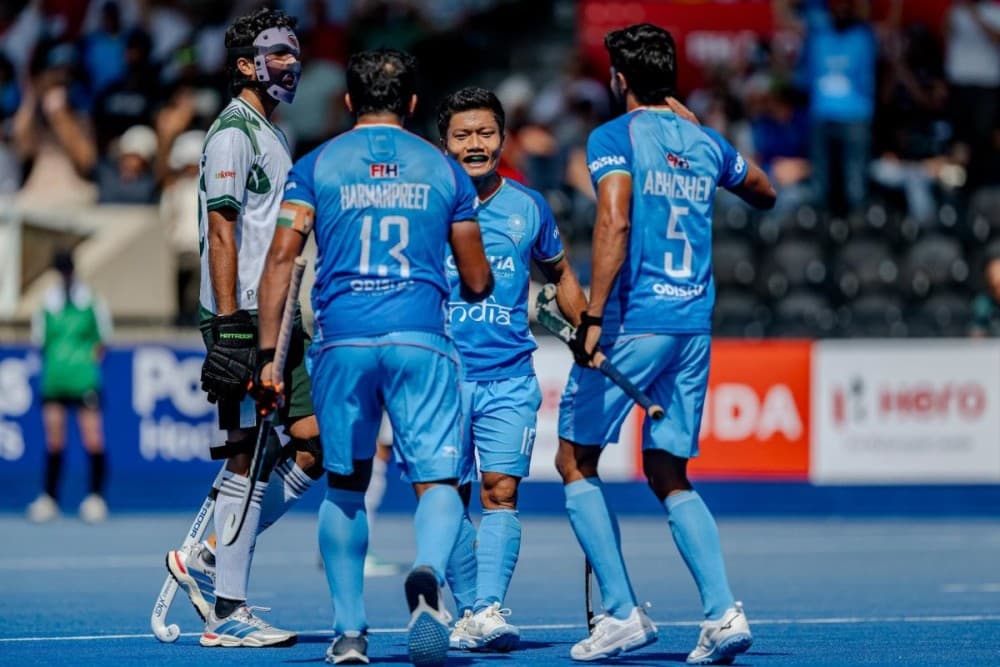 Men FIH Pro League : India beat Pakistan 4 - 3 in thrilling London - leg opener