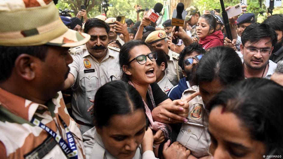 India news: Police order probe amid sexual harassment allegations against officers at Delhi protest