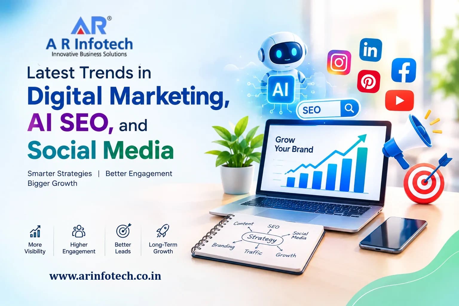 Latest Trends in Digital Marketing: AI SEO and Social Media