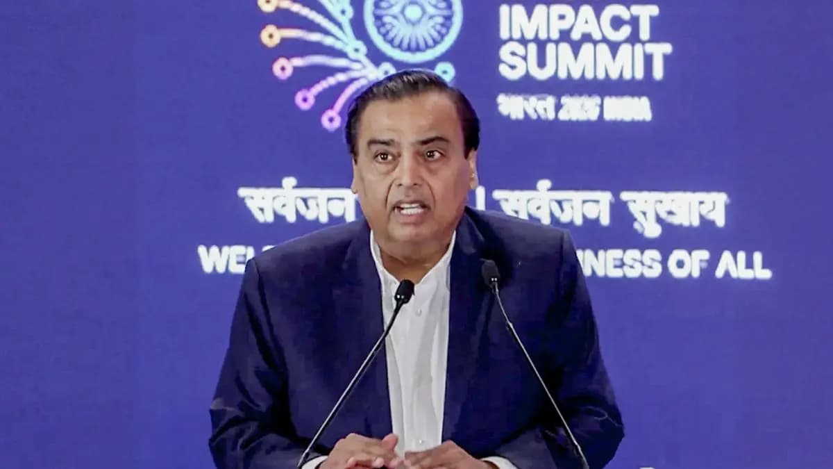 Mukesh Ambani says Reliance building India future through AI , energy and digital platforms