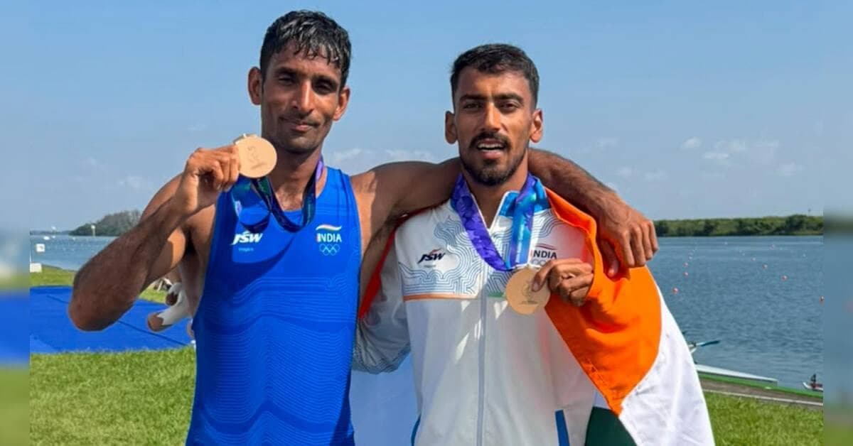 Asiad 2026: Satnam-Salman secure India's maiden double sculls bronze
