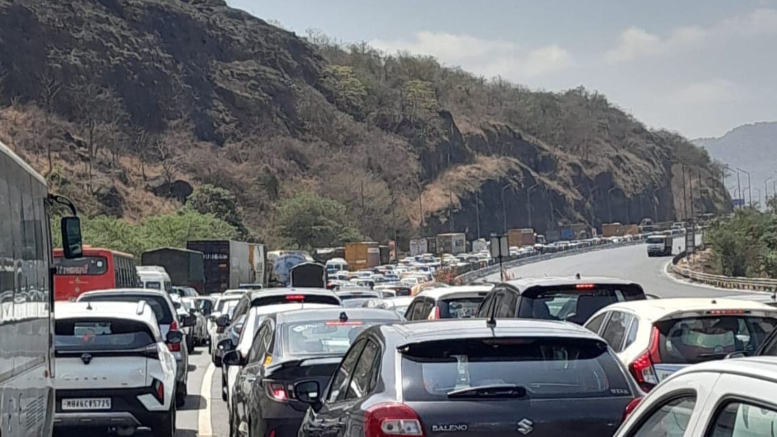 ‘Stuck for 5 hours’: Chaos on Mumbai-Pune Expressway as Missing Link launch triggers massive traffic jams