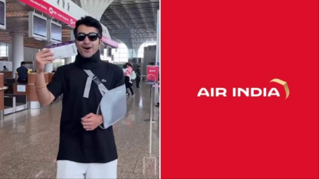 Influencer slammed for faking hand injury to get free upgrade to business class on Air India flight