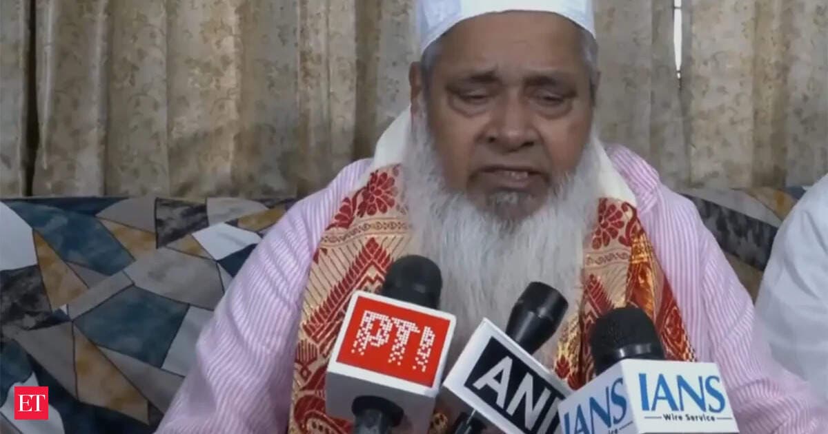 AIUDF chief Badruddin Ajmal seeks early oath date for his MLA swearing-in ceremony ahead of Hajj
