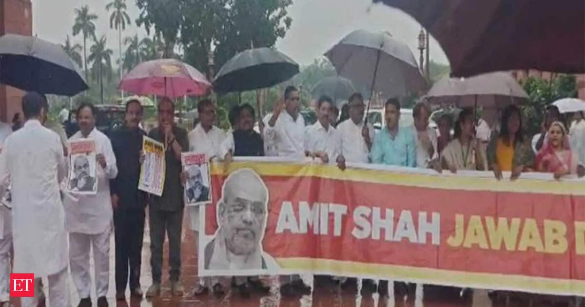 Parliament Monsoon session: Opposition continues protest over alleged police action against students