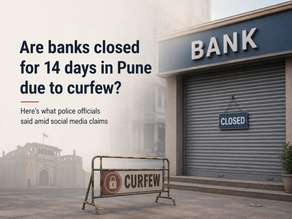 Are banks closed for 14 days in Pune due to curfew? Here's what police officials said amid social media claims