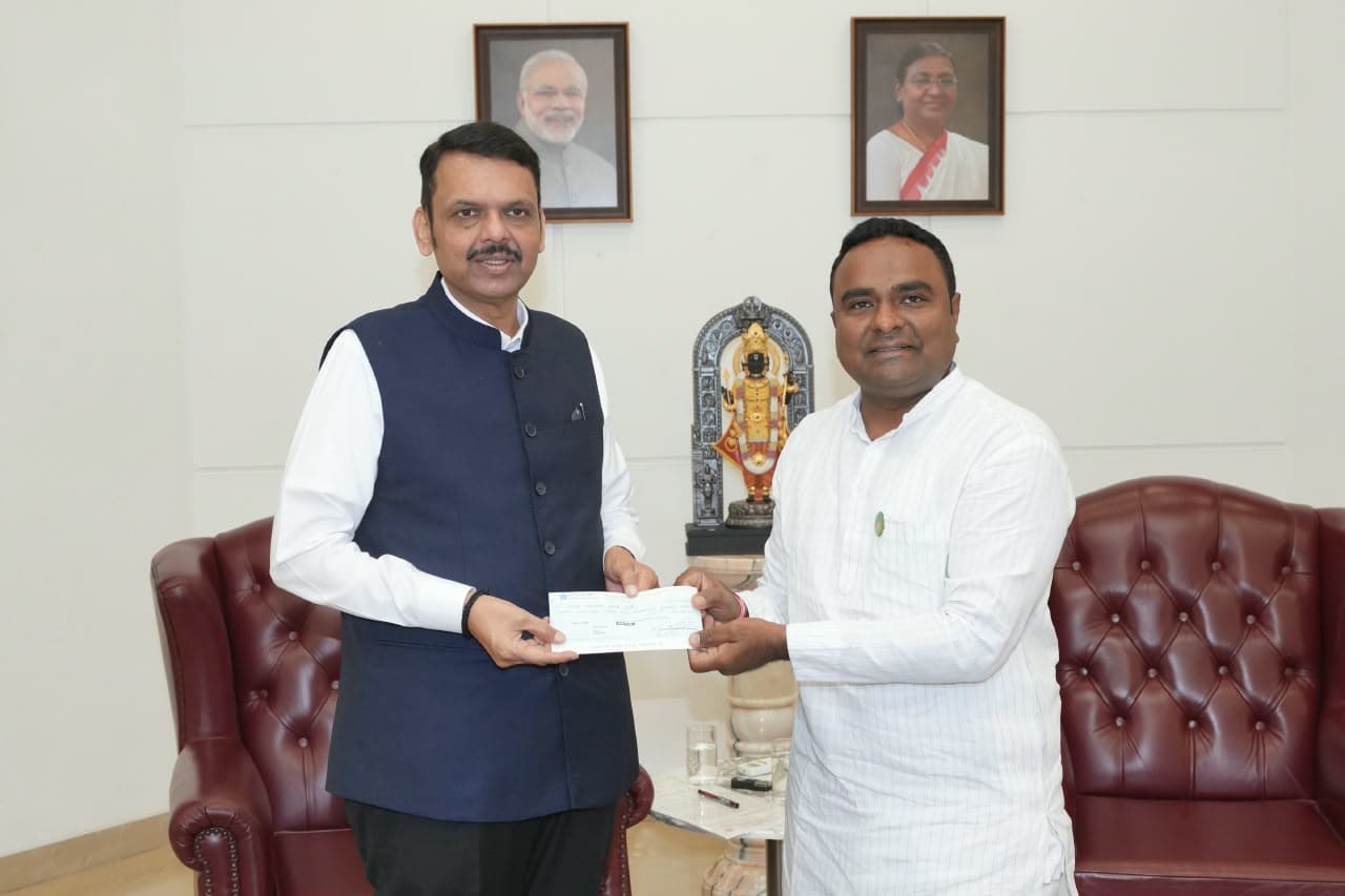 दुष्काळग्रस्तांच्या मदतीसाठी भाजपची संवेदनशीलता; आमदार जितेश अंतापूरकरांचा एक महिन्याचा पगार दुष्काळ निवारणासाठी