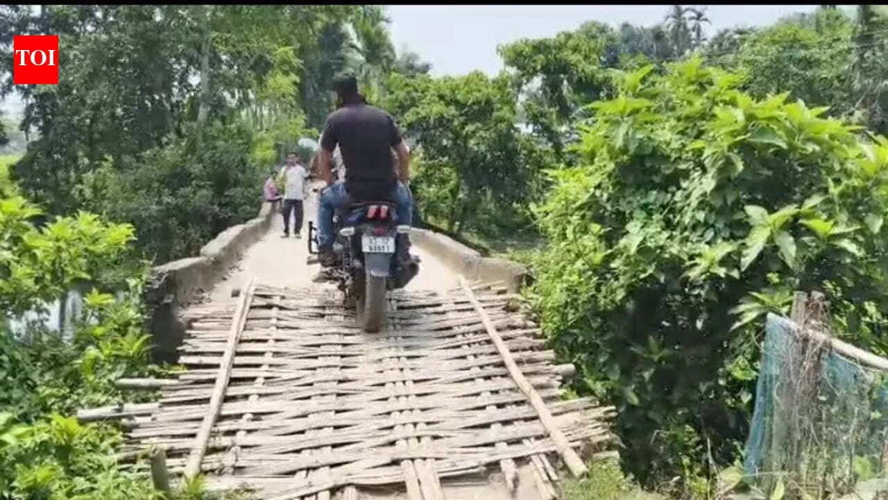 Dilapidated bridge at India-B’desh border village sparks anger in Dhubri
