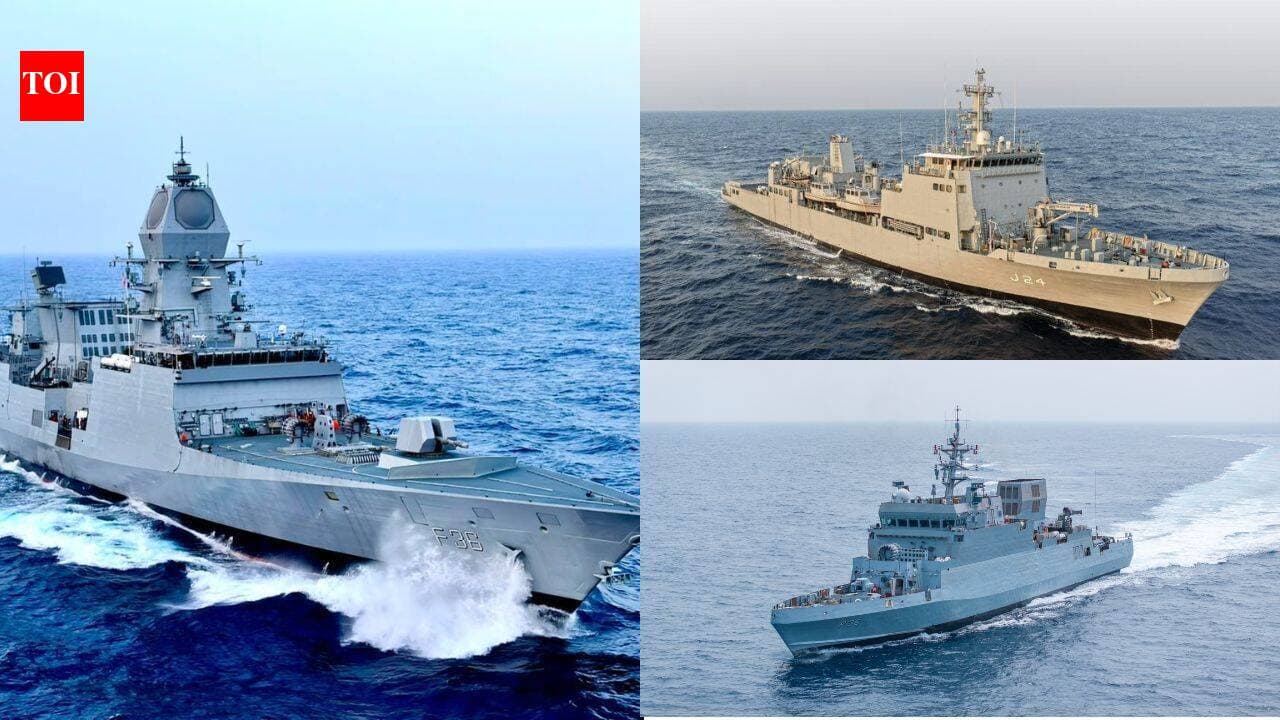 INS Dunagiri , Sanshodhak , Agray : Indian Navy to commission three indigenous warships and survey vessel in Kolkata on June 21