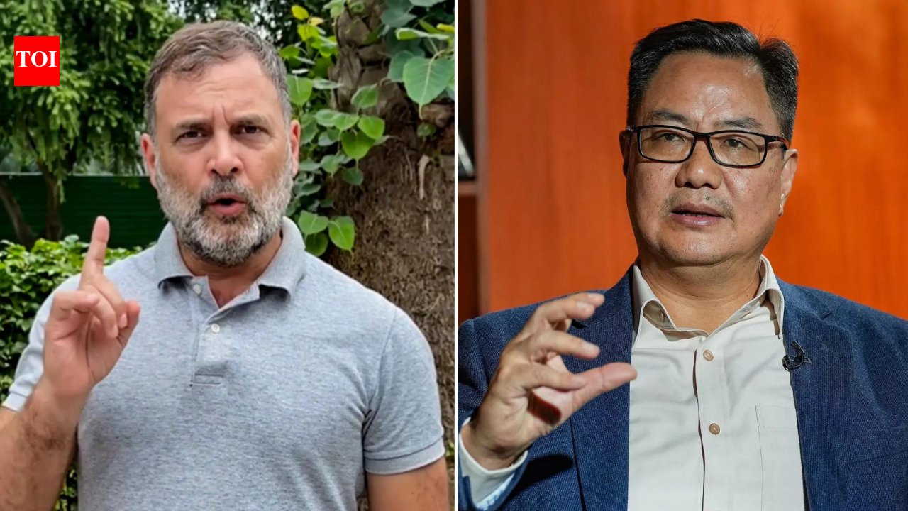 Visible change of heart : Rijiju challenges Rahul Gandhi to support women quota Bill