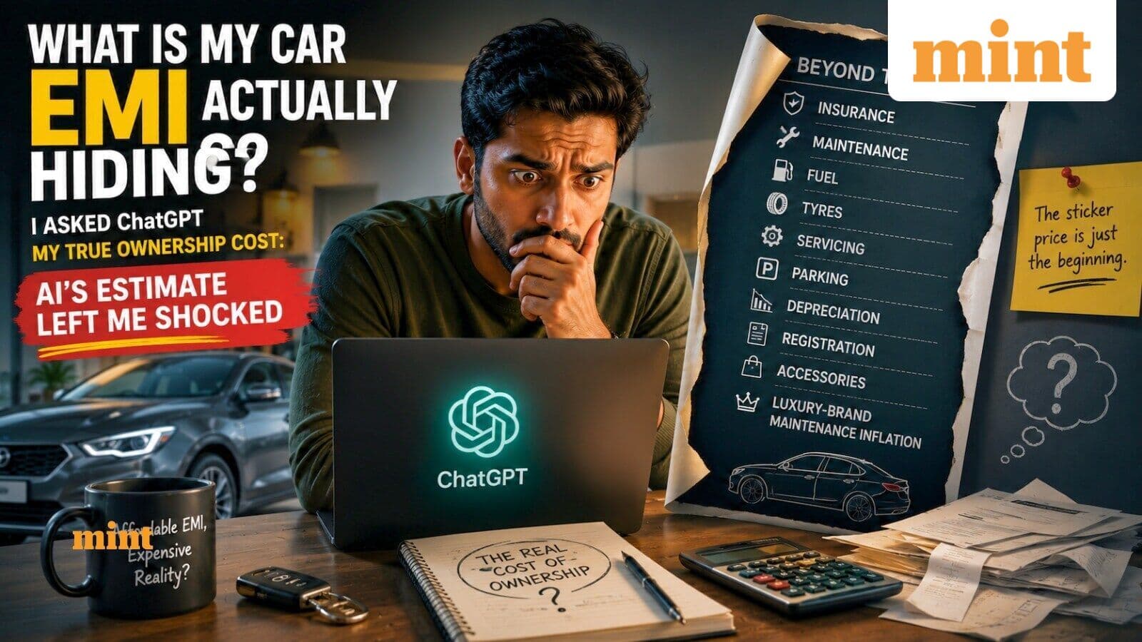 What is my car EMI actually hiding? I asked ChatGPT my true ownership cost: AI’s estimate left me shocked